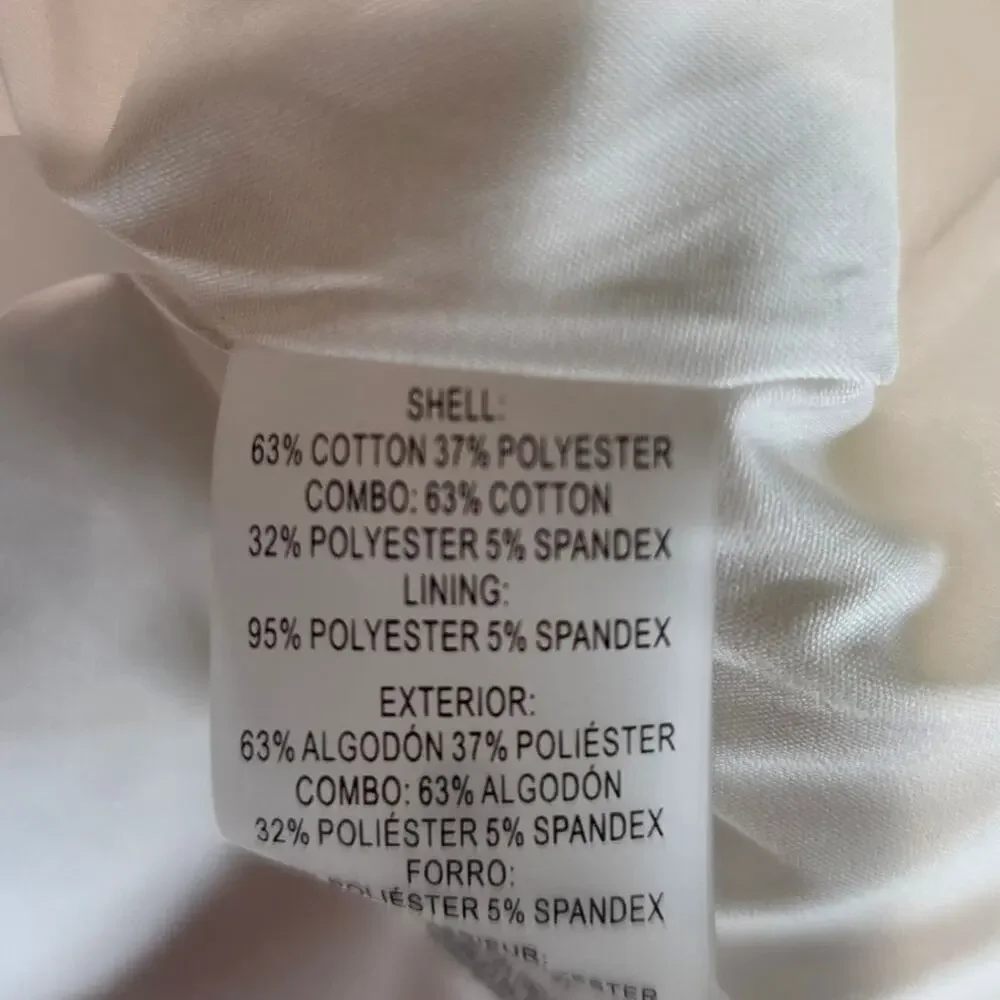 Karl Lagerfeld Tweed A-Line Skirt White/Navy Size 4